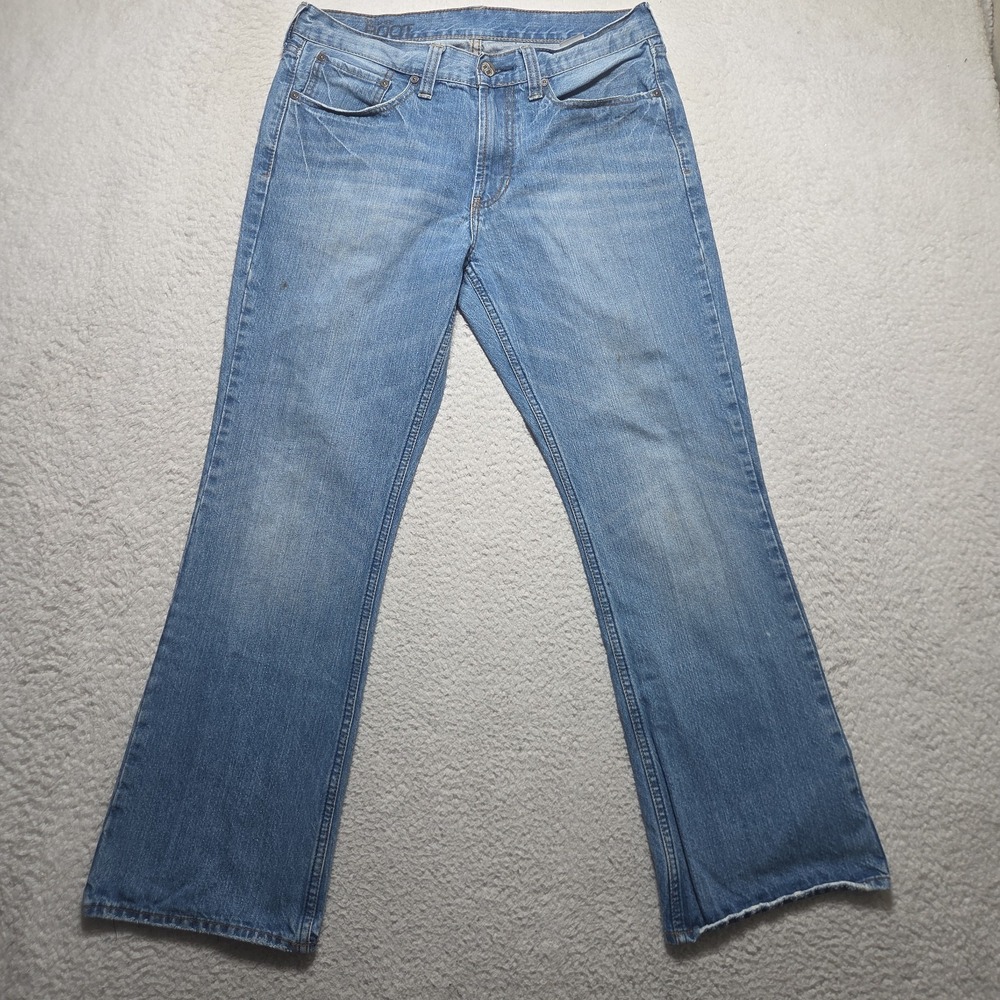 Bullhead Wilshire Bootcut Jeans Mens 32x30 Blue Denim Faded Medium Wash